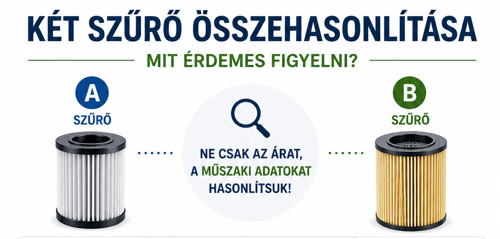 Mi alapján hasonlítsunk össze két szűrőt?